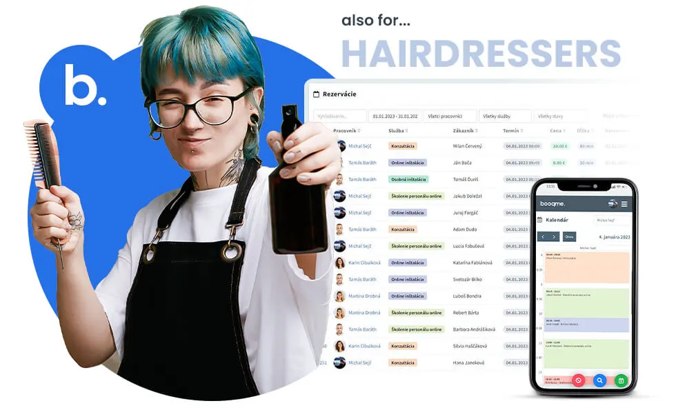 Reservation system for hairstylists